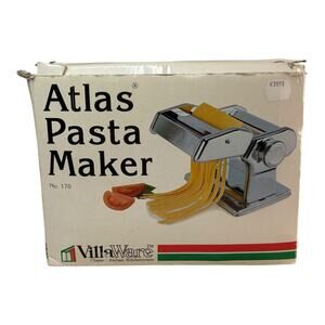 OB VTG Marcato 170 Atlas Pasta Maker VillaWare Original Box Made in Italy Cook